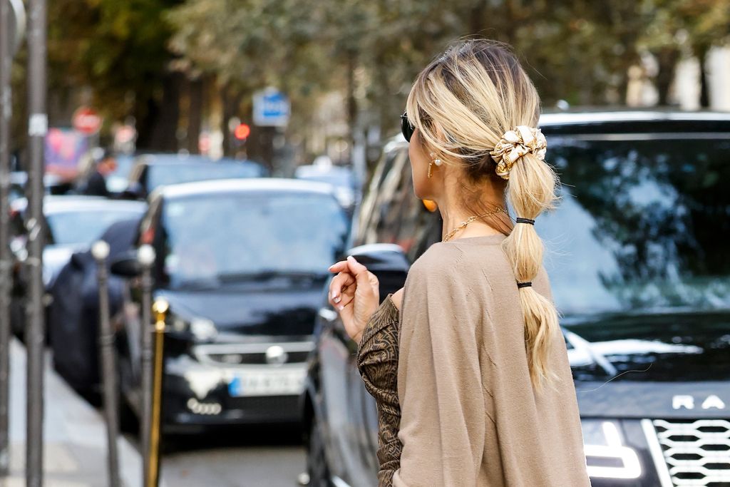 Coletero scrunchie streetstyle