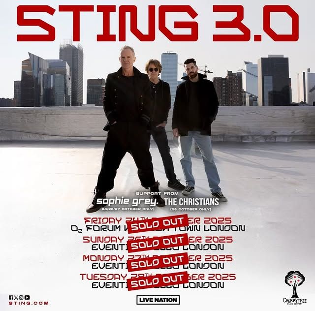 El cartel de la gira con las entradas agotadas