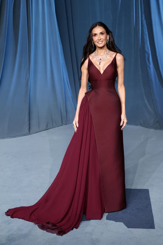 Demi Moore en la Annual Academy Museum Gala en Los Ángeles, California, 2025. 