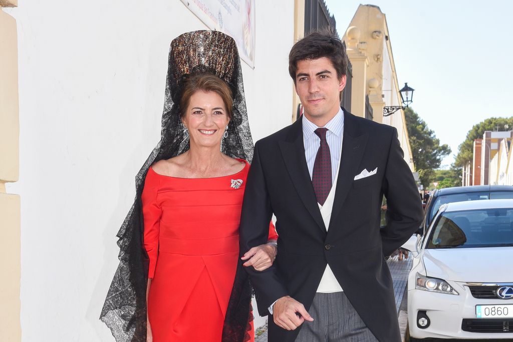 Fina Pacheco, la impecable madrina con su hijo, Mateo