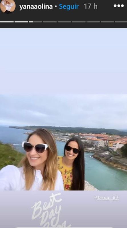 David Bustamante y Yana Olina disfrutan de un plan entre amigos en Cantabria