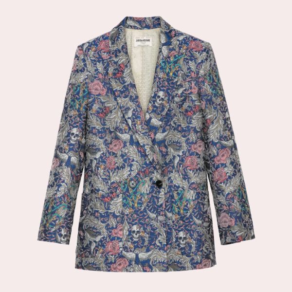 chaqueta estampada