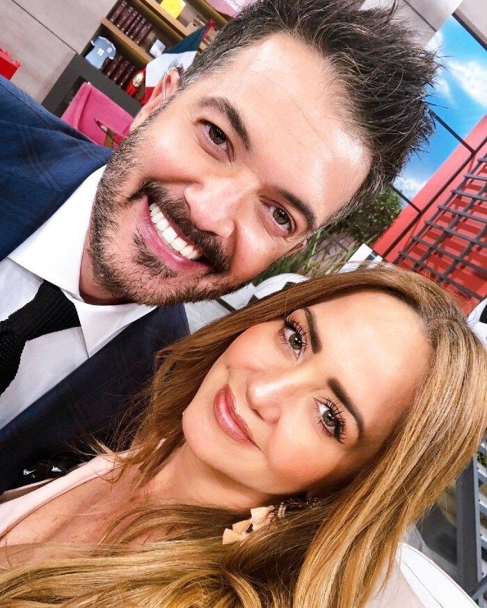 Andrea Legarreta y Fernando del Solar