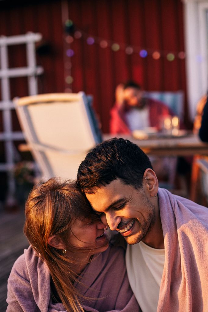 pareja feliz