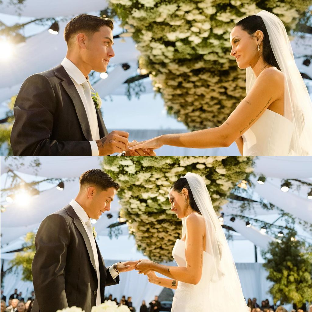 Oriana Sabatino compartió hermosas fotos del día de su boda con Paulo Dybala.