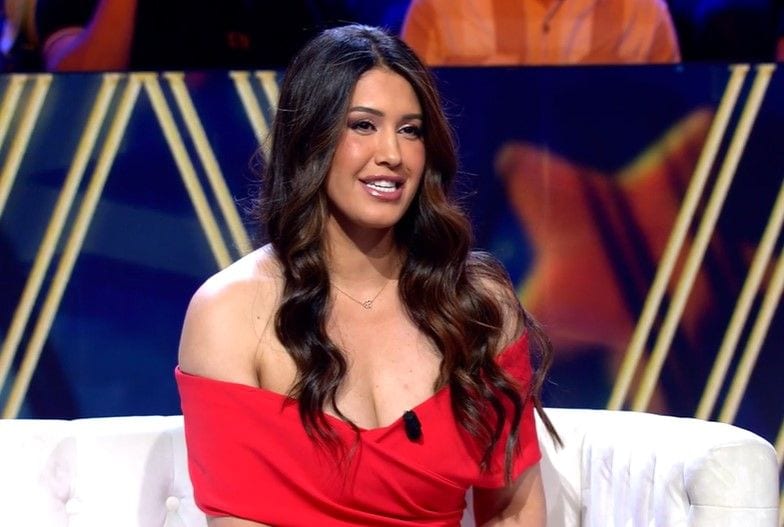 Gabriela Guillén en el plató de '¡De Viernes!'