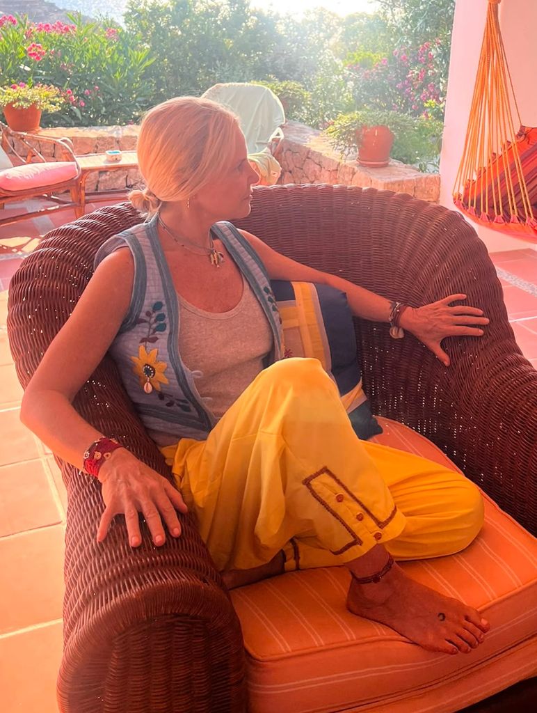 Eugenia Martínez de Irujo con su favorecedor look de estétoca boho