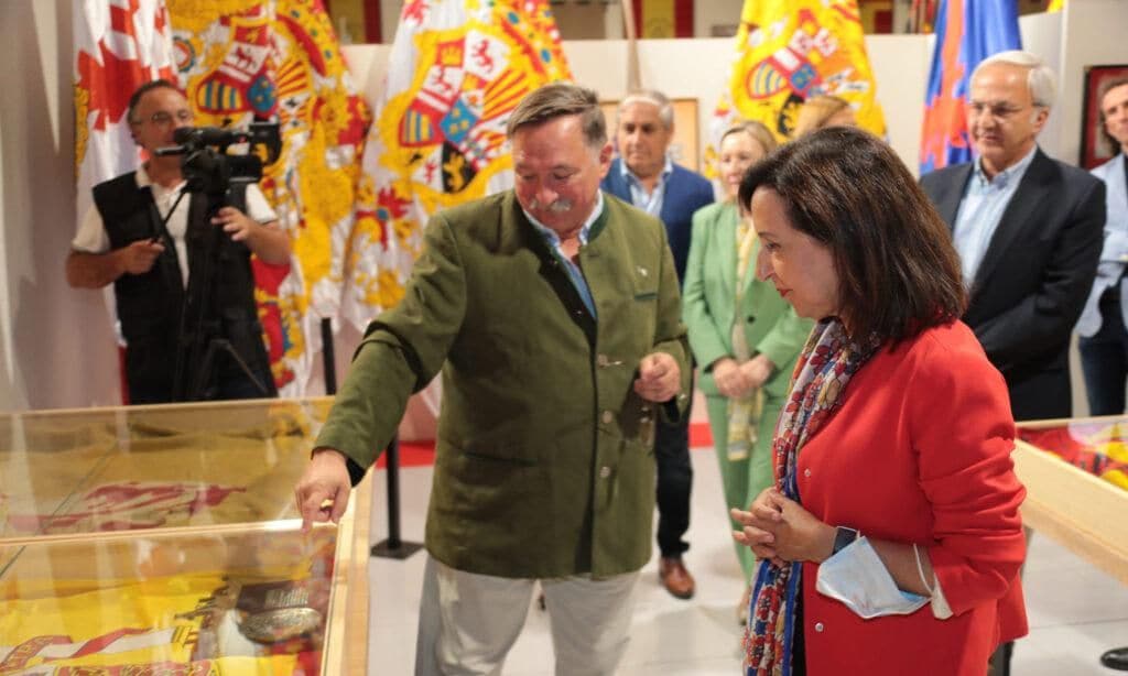 Margarita Robles en la exposición