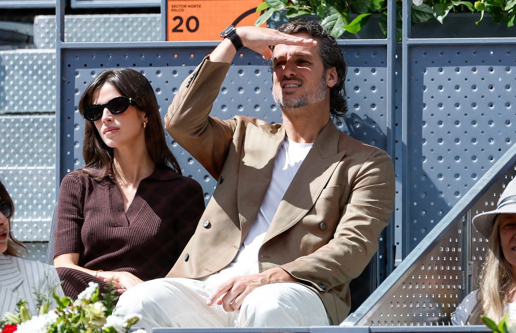 Feliciano López y Sandra Gago