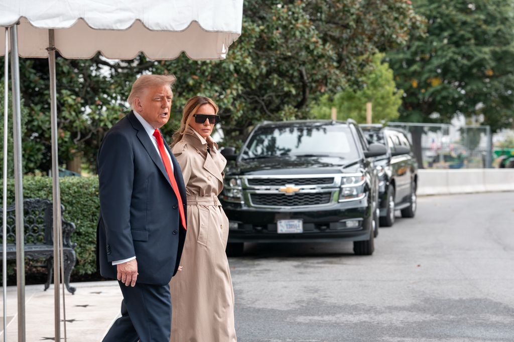 Donald y Melania Trump en Washington D.C.