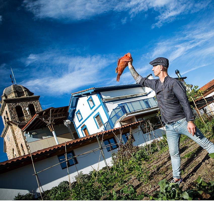 Zumaia, restaurante Hamarratz, chef Andoni Txintxilla