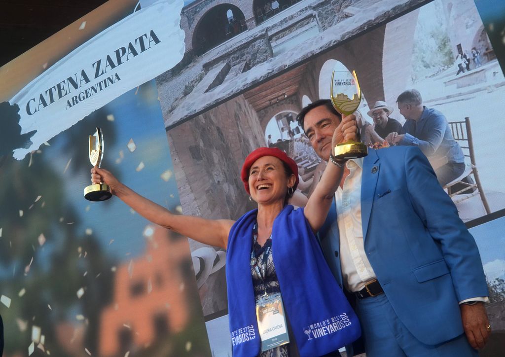 Laura Catena, en el evento de 'Los mejores viñedos 2023', donde a Bodega Catena Zapata encabezó el ranking