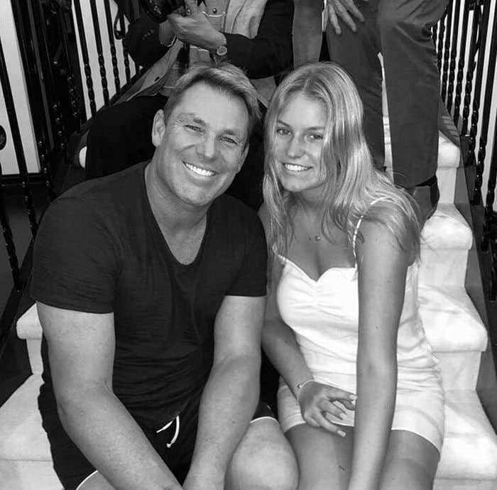Shane junto a su hija menor, Summer 