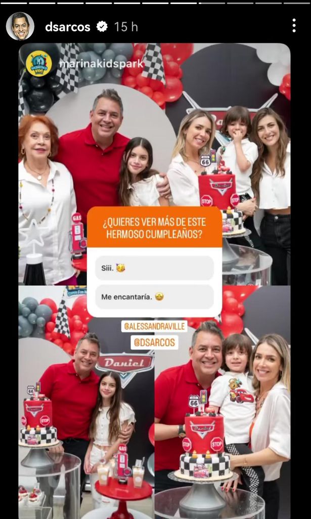Daniel Sarcos y Alessandra Villegas
