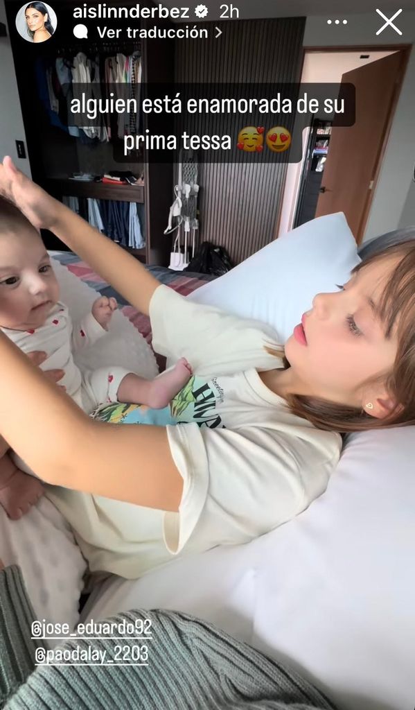 Kailani con su prima Tessa