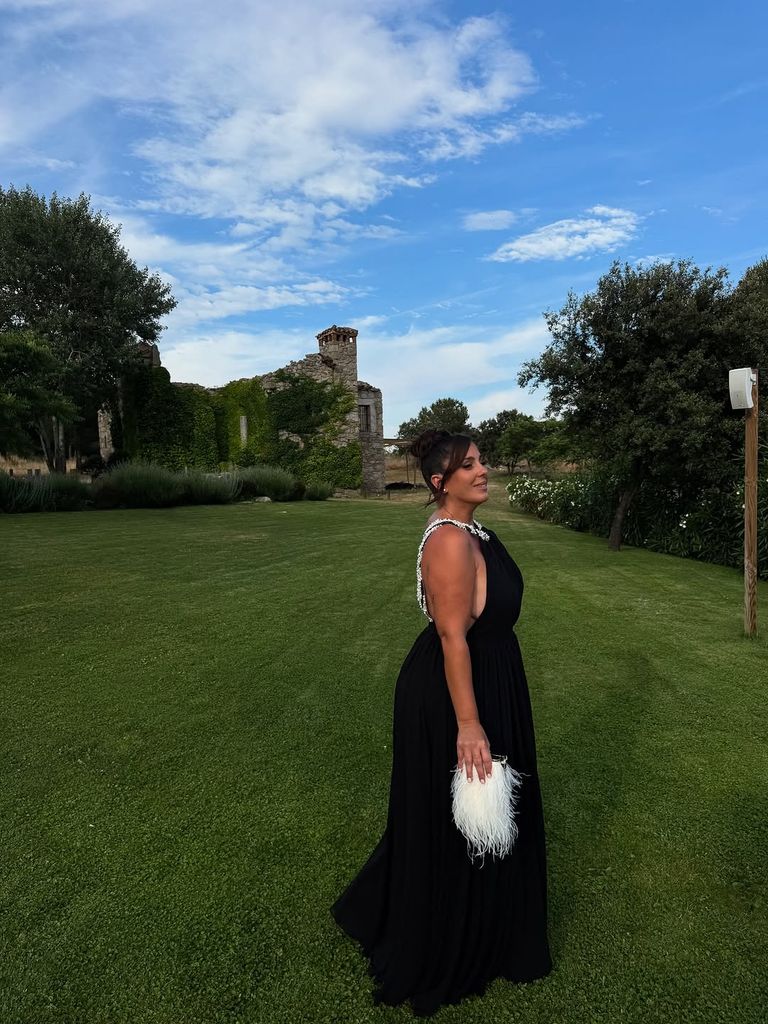 Anabel Pantoja en la boda de su amiga Susana Bicho