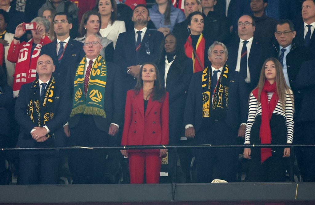 La reina Letizia y la infanta Sofía en la final del Mundial en 2023