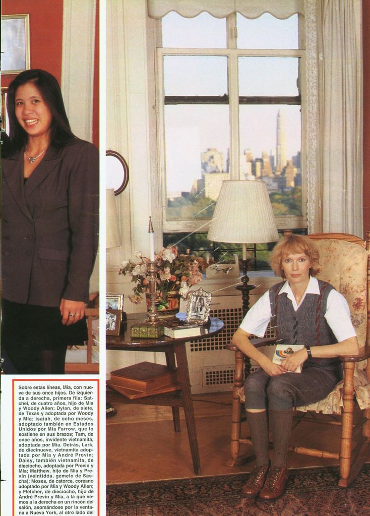 Primera entrevista de Mia Farrow tras el escándalo protagonizado por su hija Soon-Yi y Woody Allen