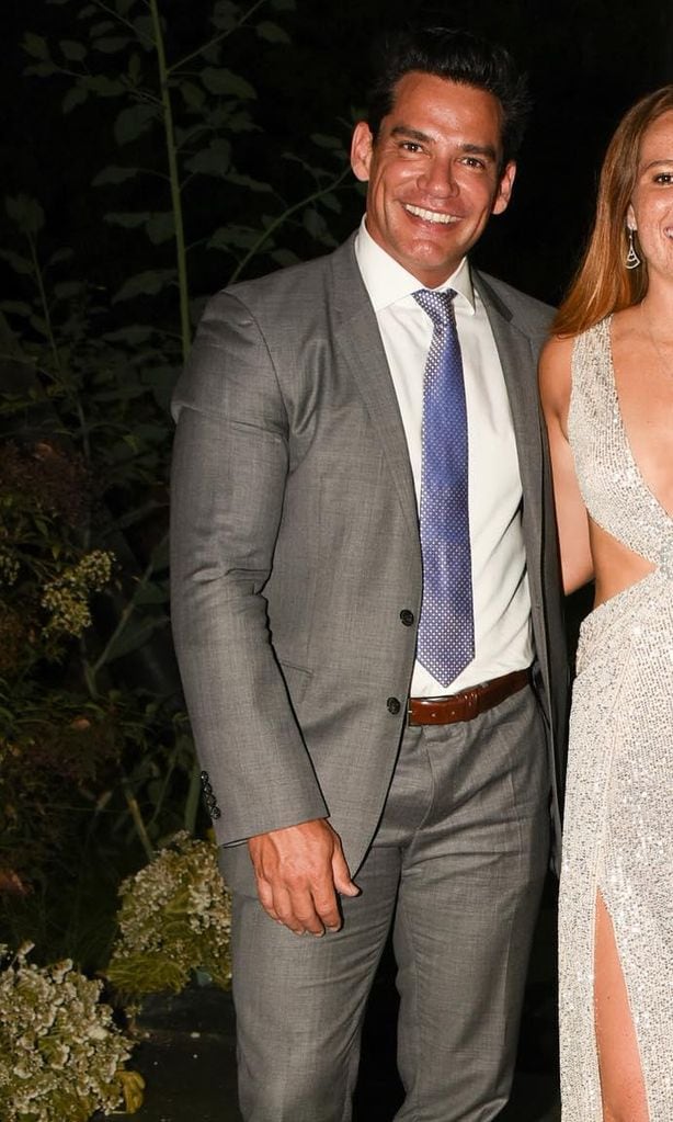 Cristián de la Fuente y Angélica Castro con su hija Laura