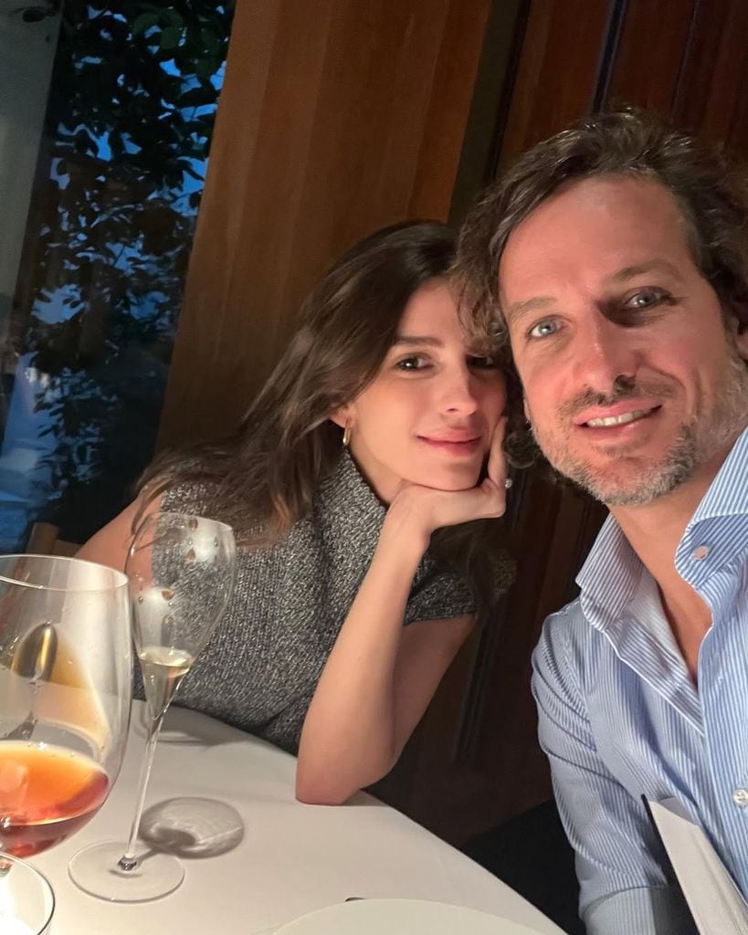 Feliciano López y Sandra Gago