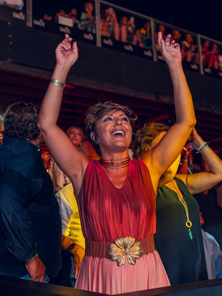 Sonsoles Ónega en el concierto de Vanesa Martín en Starlite, Marbella, 20 de agosto de 2024