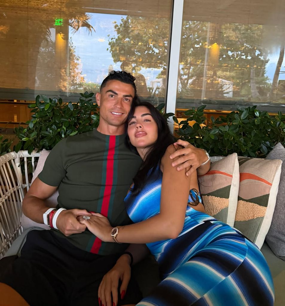 Cristiano Ronaldo y Georgina Rodríguez en su estancia en Miami.