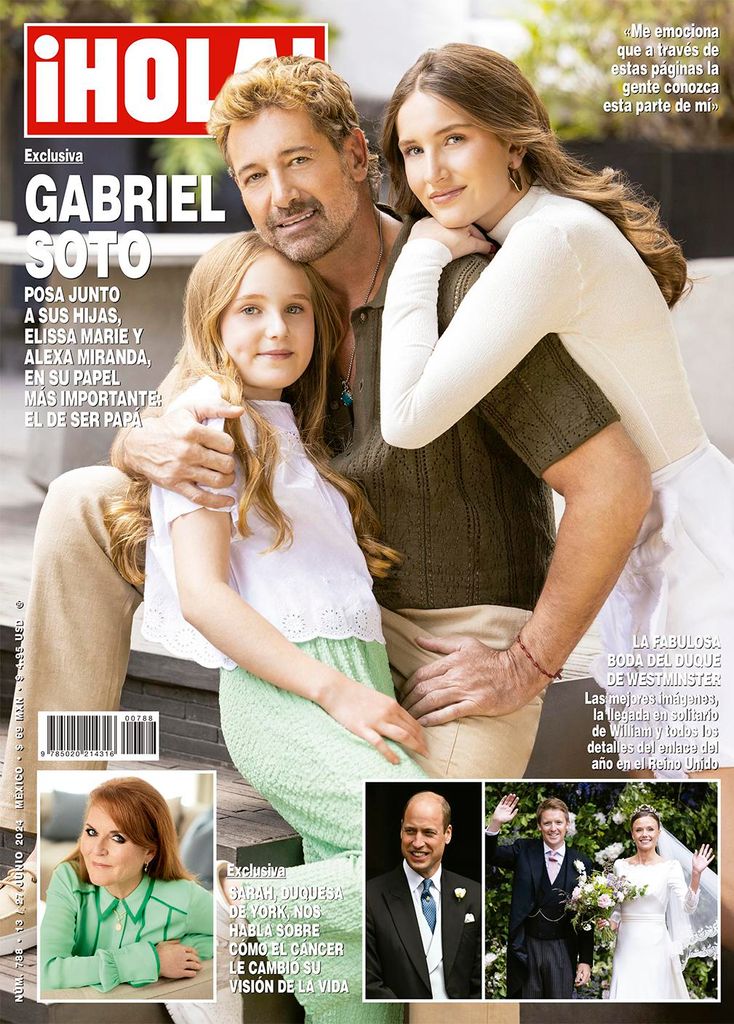 Gabriel Soto en la portada de ¡HOLA!
