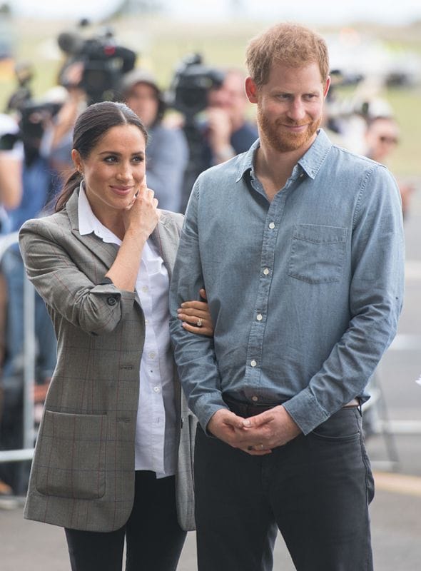 Los duques de Sussex en un acto público