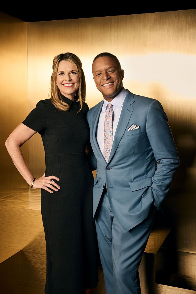 Savannah Guthrie y su compañero Craig Melvin