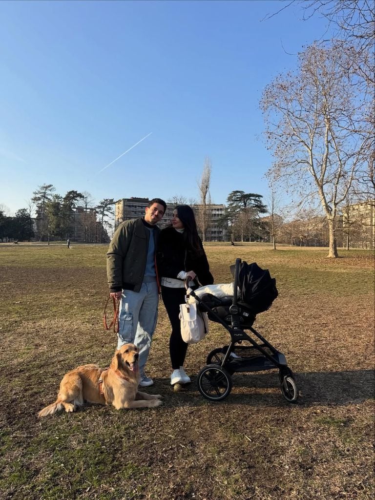 "El domingo 11 de enero 2026 llegó la cigüeña con nuestro nuevo amor... Bienvenido a la familia Tullio Pablo Simeone"