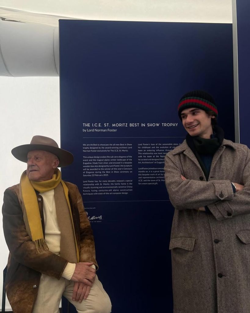 Norman Foster y su hijo Eduardo