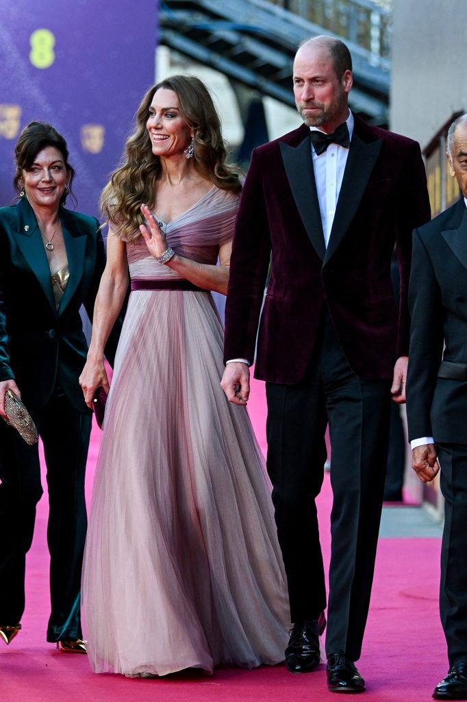 El príncipe Guillermo y Kate Middleton en los premios BAFTA 2026.