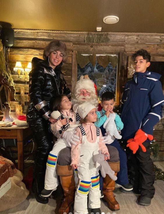 Georgina  Rodríguez y sus niños