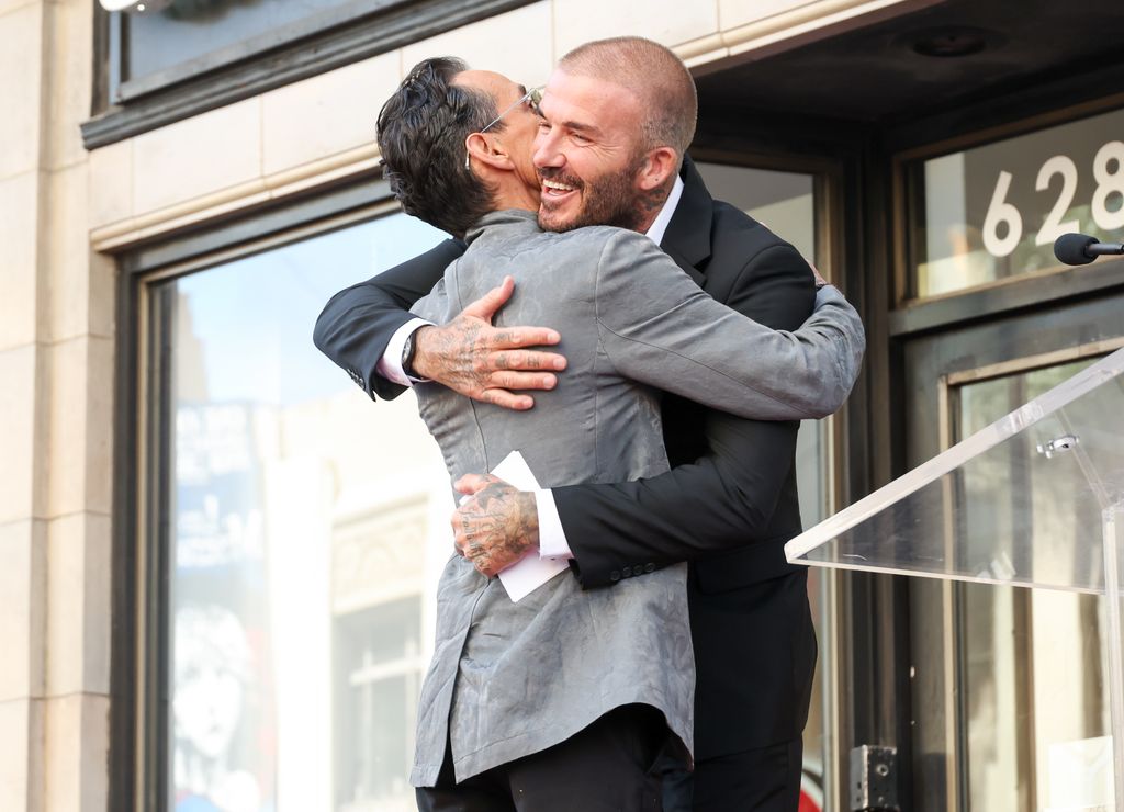 Marc Anthony tuvo un lujoso gesto con su amigo David Beckham