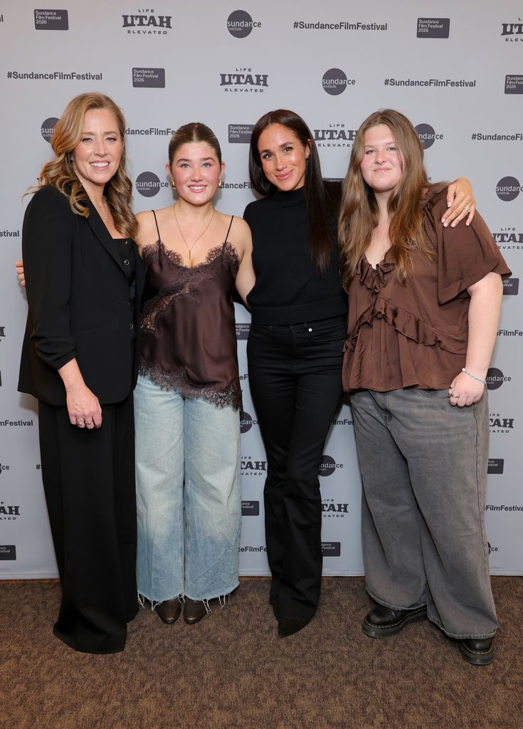 Meghan Markle y Harry en la premiere de "Cookie Queens" en el festival de cine de Sundance, 2026.