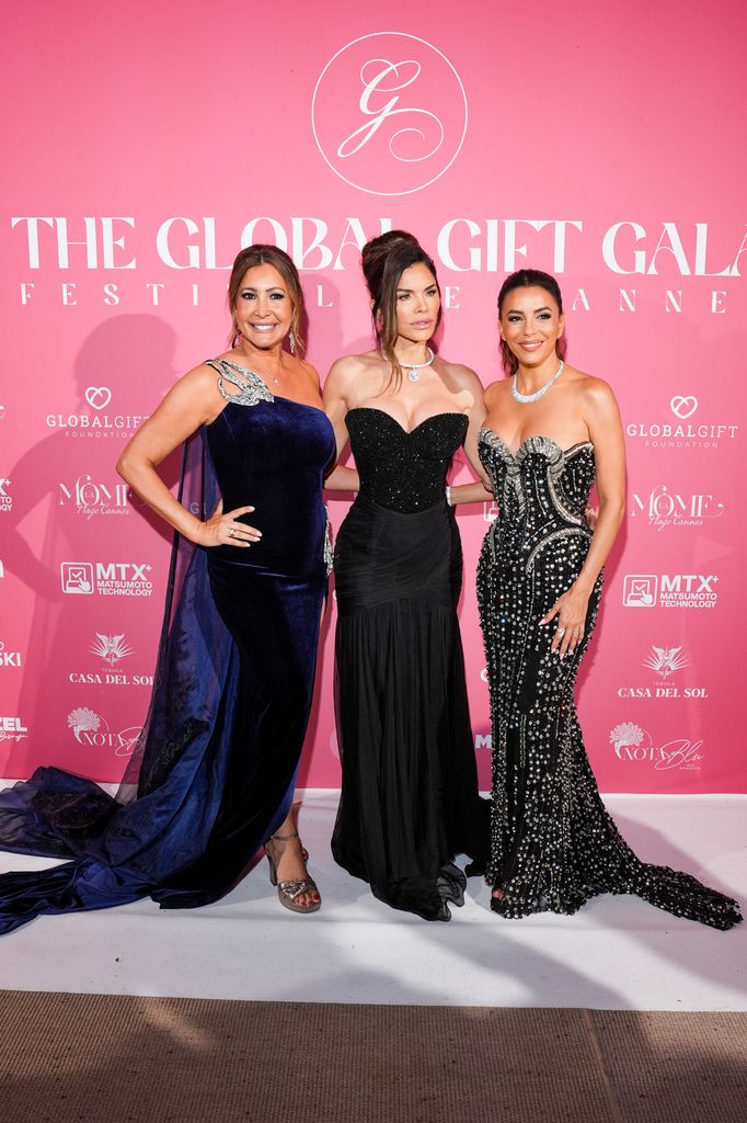 María Bravo, Lauren Sanchez y Eva Longoria