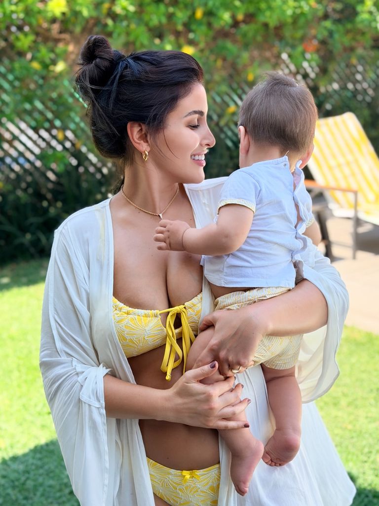 Sofía Rivera Torres está encantada con su bebé, Ferrán