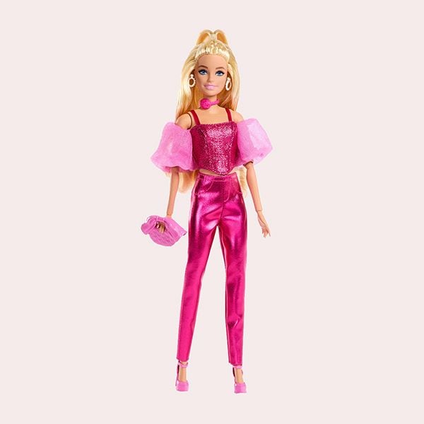 Barbie Deluxe Metallic con Corset Rosa