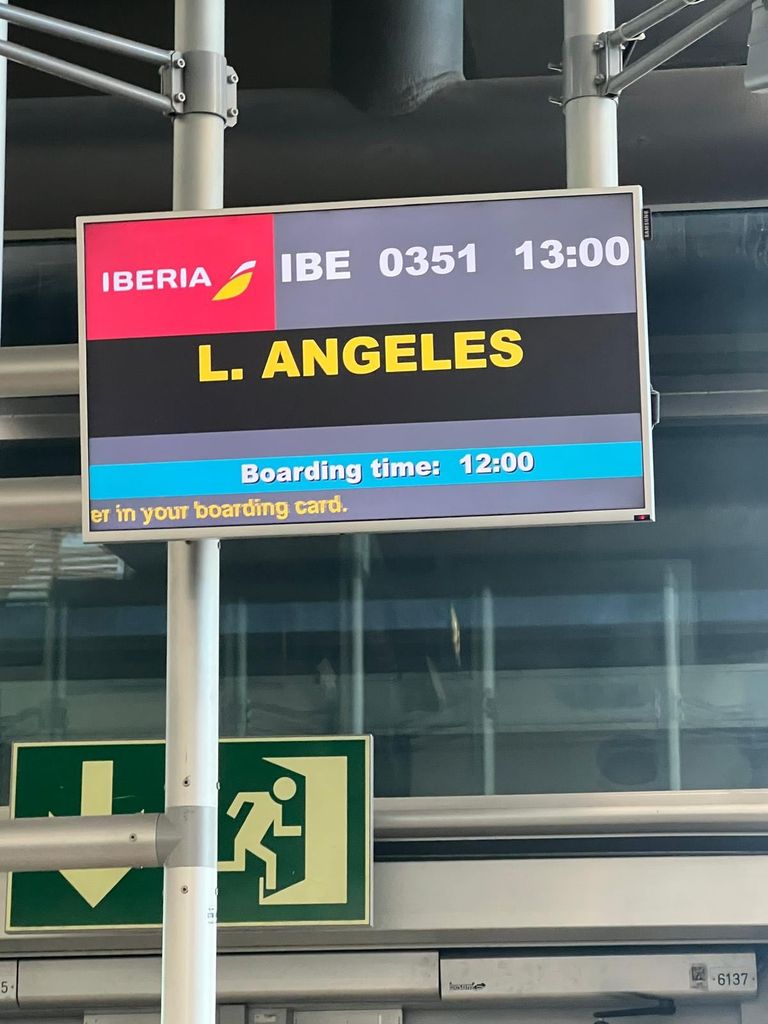 Belén Esteban muestra el vuelo a Los Ángeles en el que ha viajado