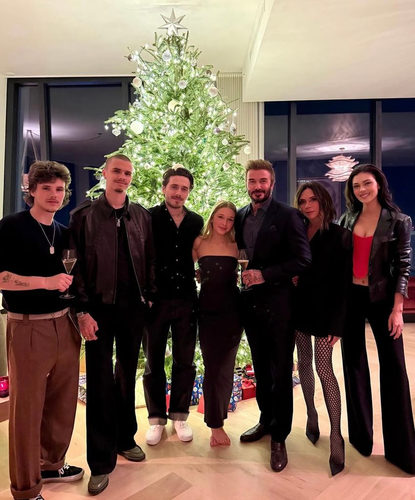 Familia Beckham y Nicola Peltz