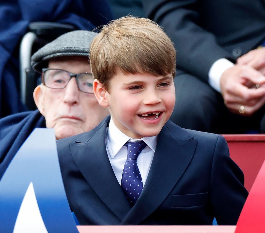 El príncipe Louis hizo un breve viaje en el Expreso de Hogwarts.