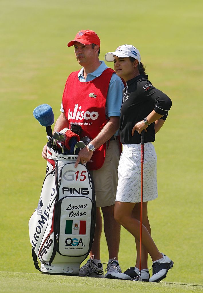 Lorena Ochoa y Andrés Conesa