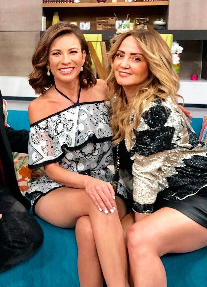 Ingrid Coronado y Andrea Legarreta
