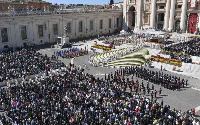 Plaza de San Pedro en el Vaticano 