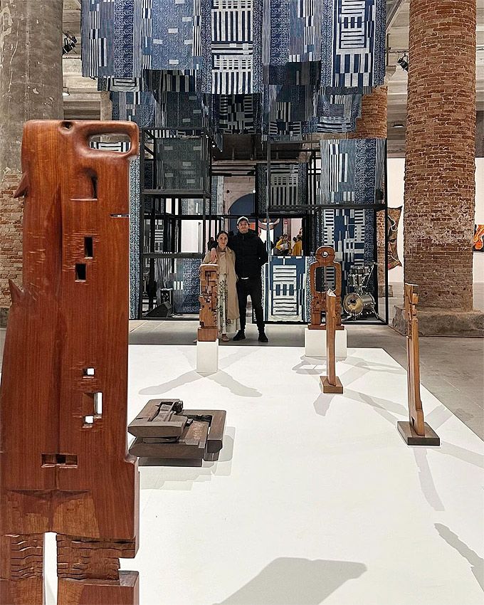 Tamara e Íñigo disfrutan del arte en Venecia