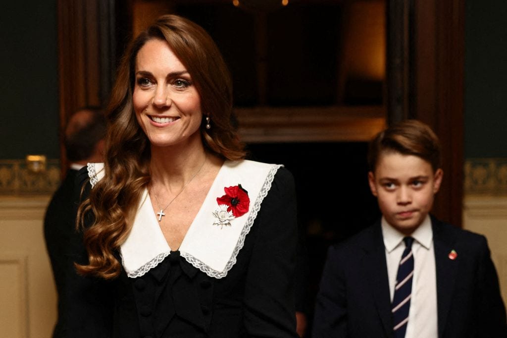 Kate Middleton en el Día del Recuerdo, 2025.