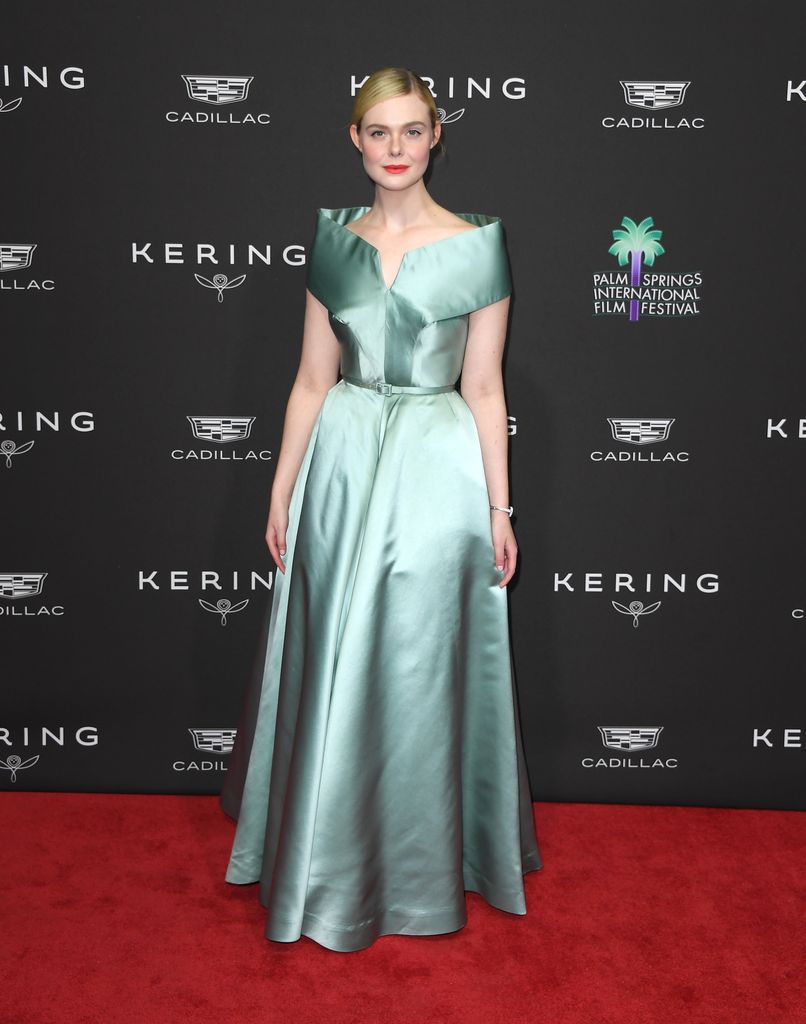Elle Fanning en el Festival Internacional de Cine de Palm Springs, 2026.