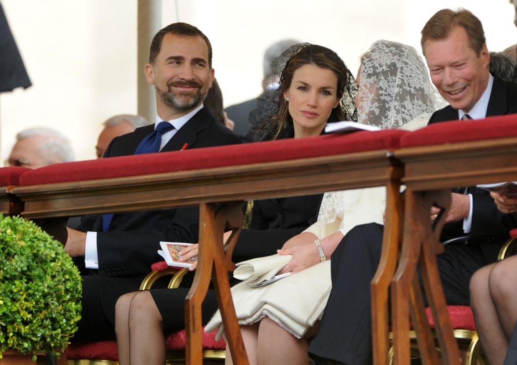 Doña Letizia, en la beatificación del papa Juan Pablo II en el Vaticano el 1 de mayo de 2011.
