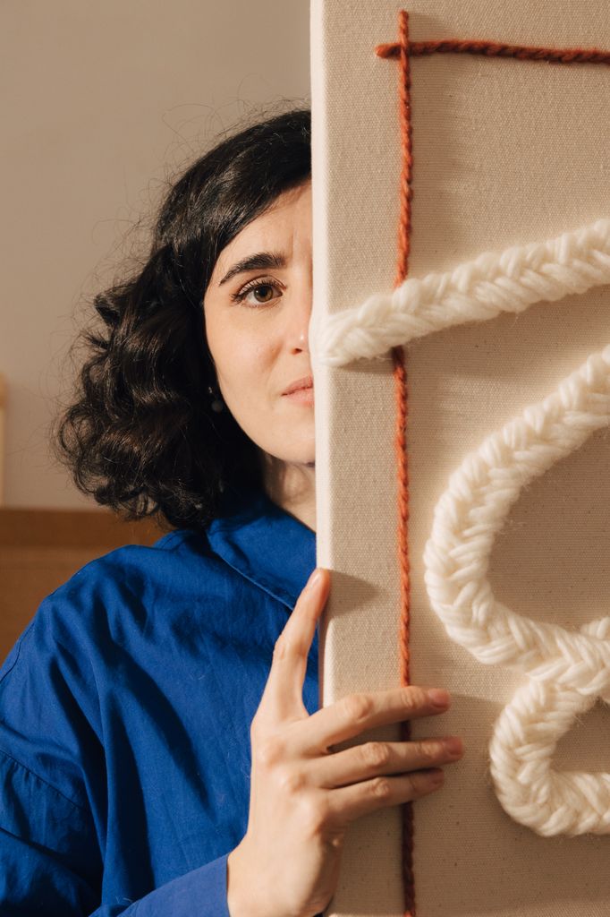 La artista textil Koral Antolín. 