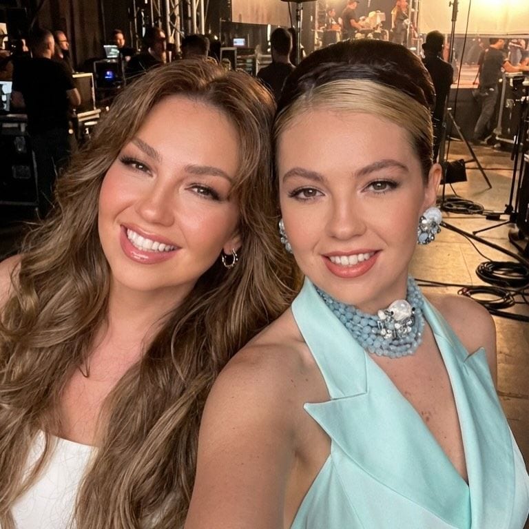 Thalía posó con 'Bella', de 'Marimar'